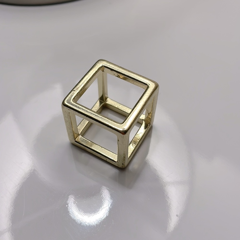 Unique Gold Statement Ring (Size 6-7) - image 3
